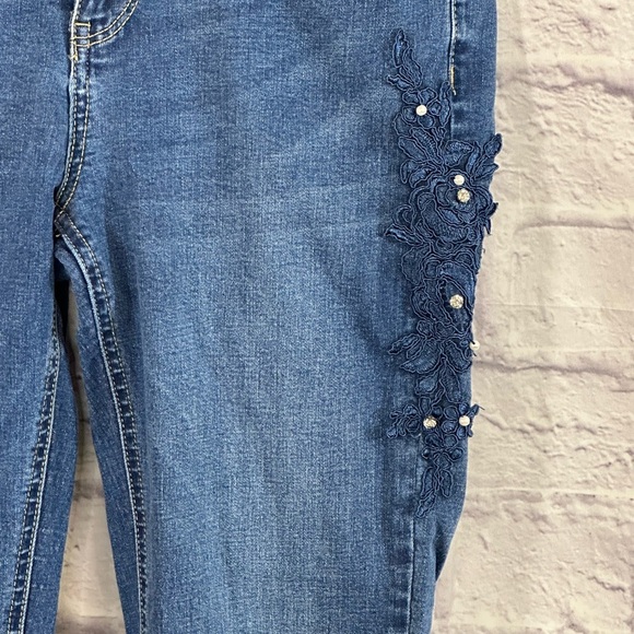 Orsay European Women’s Embellished Skinny Jeans Size 38 EU US Size 8 - Picture 3 of 14